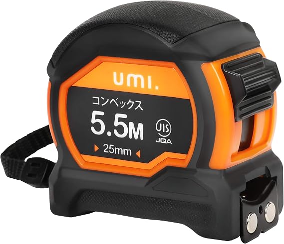 Amazon Co Jp Amazonブランド Umi ウミ コンベックス メジャー 巻尺 5m 距離測定器 目盛り見やすい Diy 工具 ガーデン