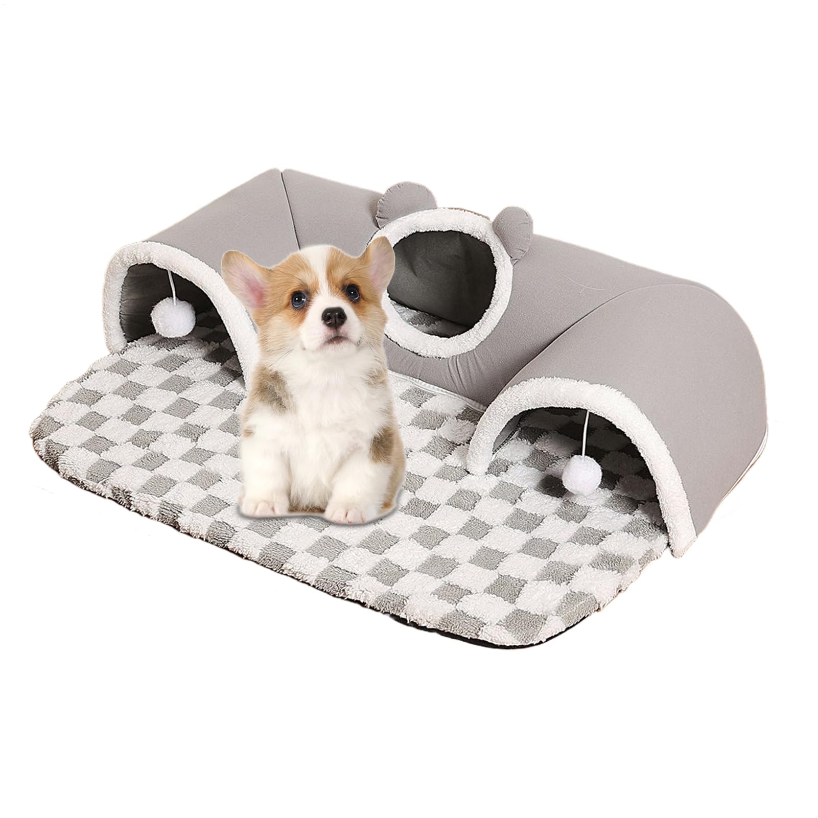Túnel de juegos para gatos y cachorros: juguete interactivo contra el aburrimiento