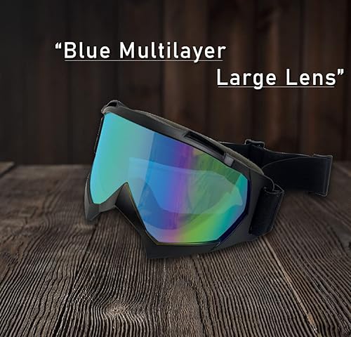 Miniatura 3 de XII WY - Gafas de motocicleta para motocross, antiniebla, a prueba de viento, ATV, a prueba de polvo, resistente a los arañazos, para carreras de