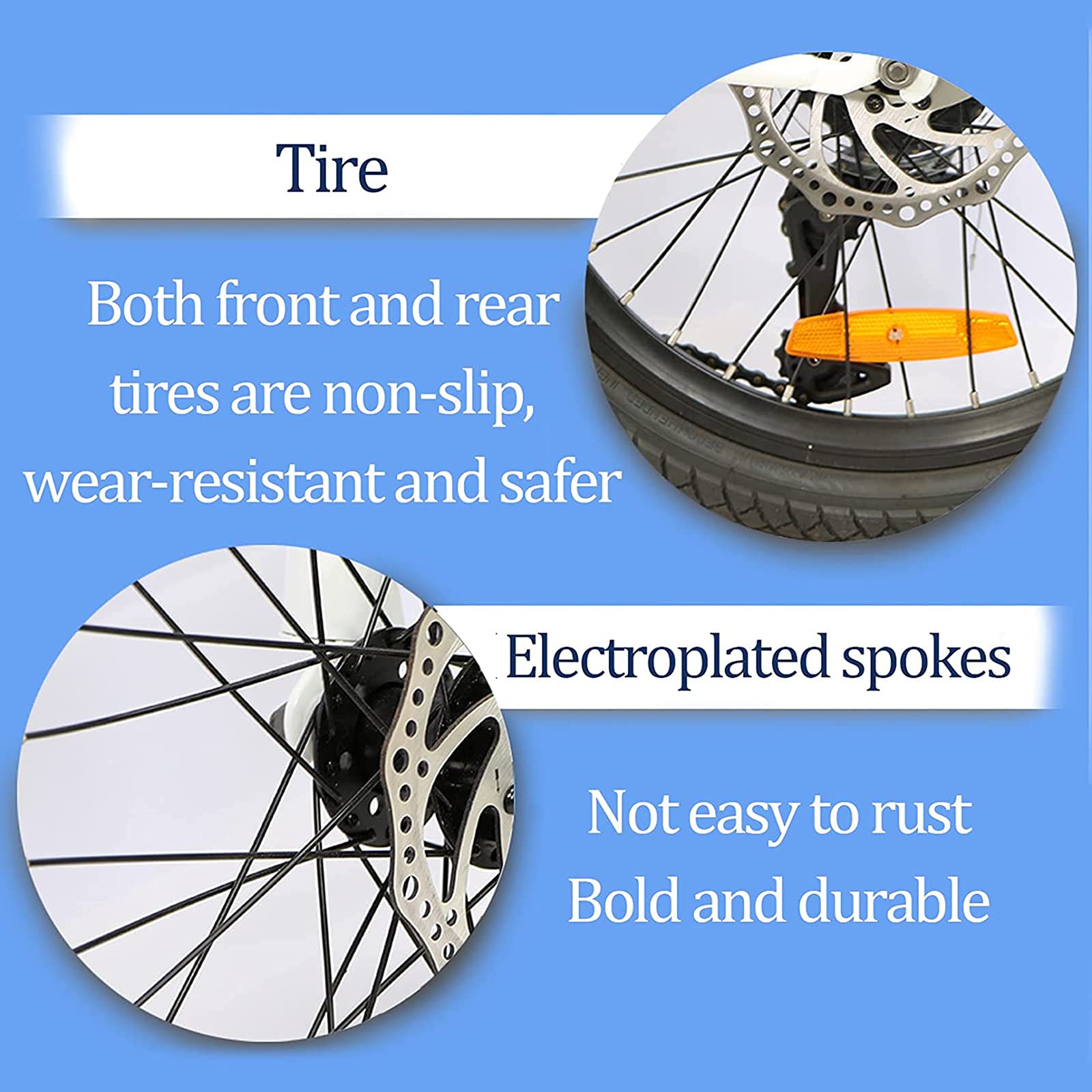 Zjwd City Tandem Folding Bicycle Variable Speed Bike Riding Couple