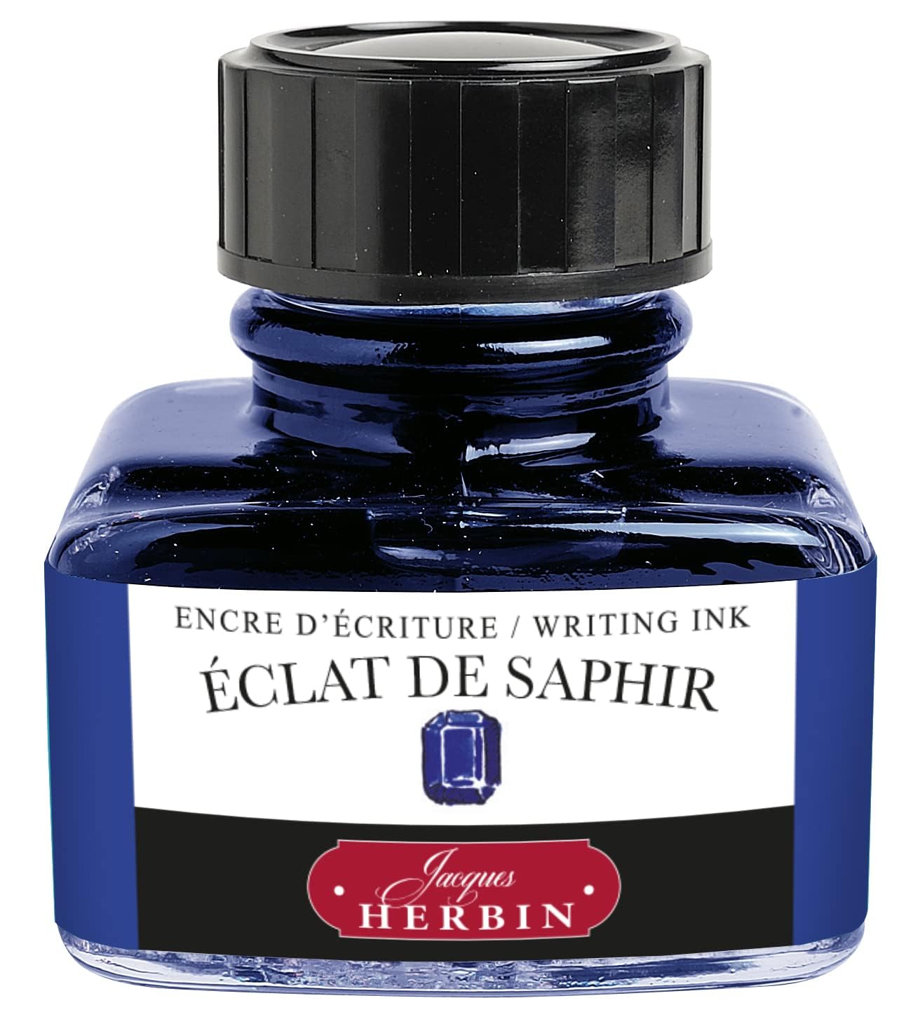 Jacques Herbin 27016T - Geschenkset aus Holz ''Eclat de saphir'', ideal für Kalligraphie, 1 Set