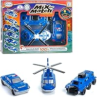 Vista 1 de POPULAR PLAYTHINGS Mezcla o combina vehículos, juego de juguete magnético, policía