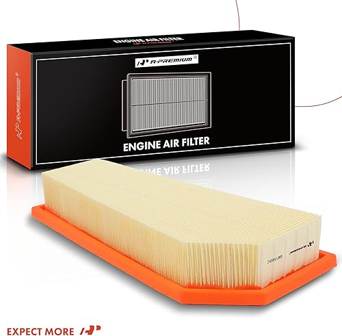 Miniatura 8 de A-Premium Filtro de aire de motor compatible con Mercedes-Benz W204 W205 C250, R172 SLK250, 2012 2013 2014 2015, L4 1.8L, panel flexible, repuesto #