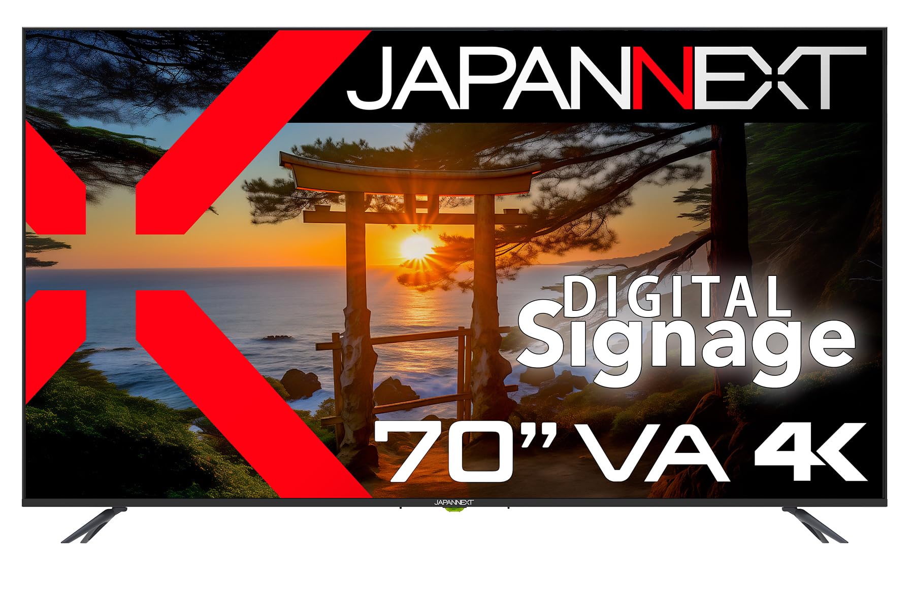 Amazon.co.jp: JAPANNEXT 70インチ VAパネル搭載 4K(3840x2160)解像度 
