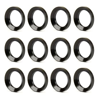 TACFUN 12PCS Crush Washer 1/2x28 Thread Steel for .223 5.56 22LR 9MM