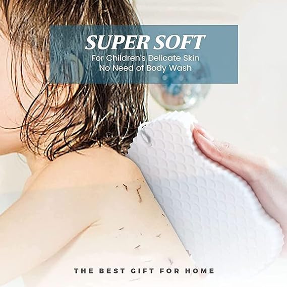 Magic Exfoliating Bath Sponge, Magic Exfoliating Body Scrubber, Magic Super Soft Exfoliating Bath Sponge, Radiant Skin ExfoliatingBathSponge, Exfoliating Body & Face Dead Skin Remover