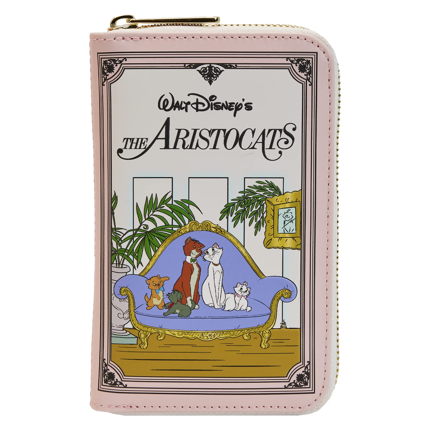 Loungefly Disney The Aristocats Classic Book Faux Leather Zip Wallet