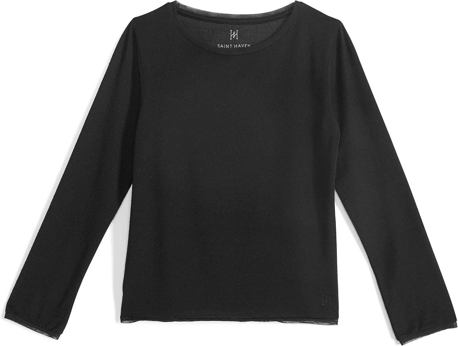 Saint Haven Baby Girls Long Sleeve Tee Soft Micro Modal