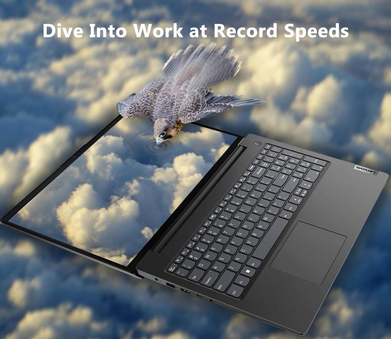 Lenovo V15 G4 Laptop, 15.6" FHD Screen, Windows 11 Pro, AMD Ryzen 5 7000 Series CPU, 16GB RAM, 1TB SSD, Privacy Webcam, Wi-Fi 6, RJ-45 Ethernet, Dolby Audio HD Speakers