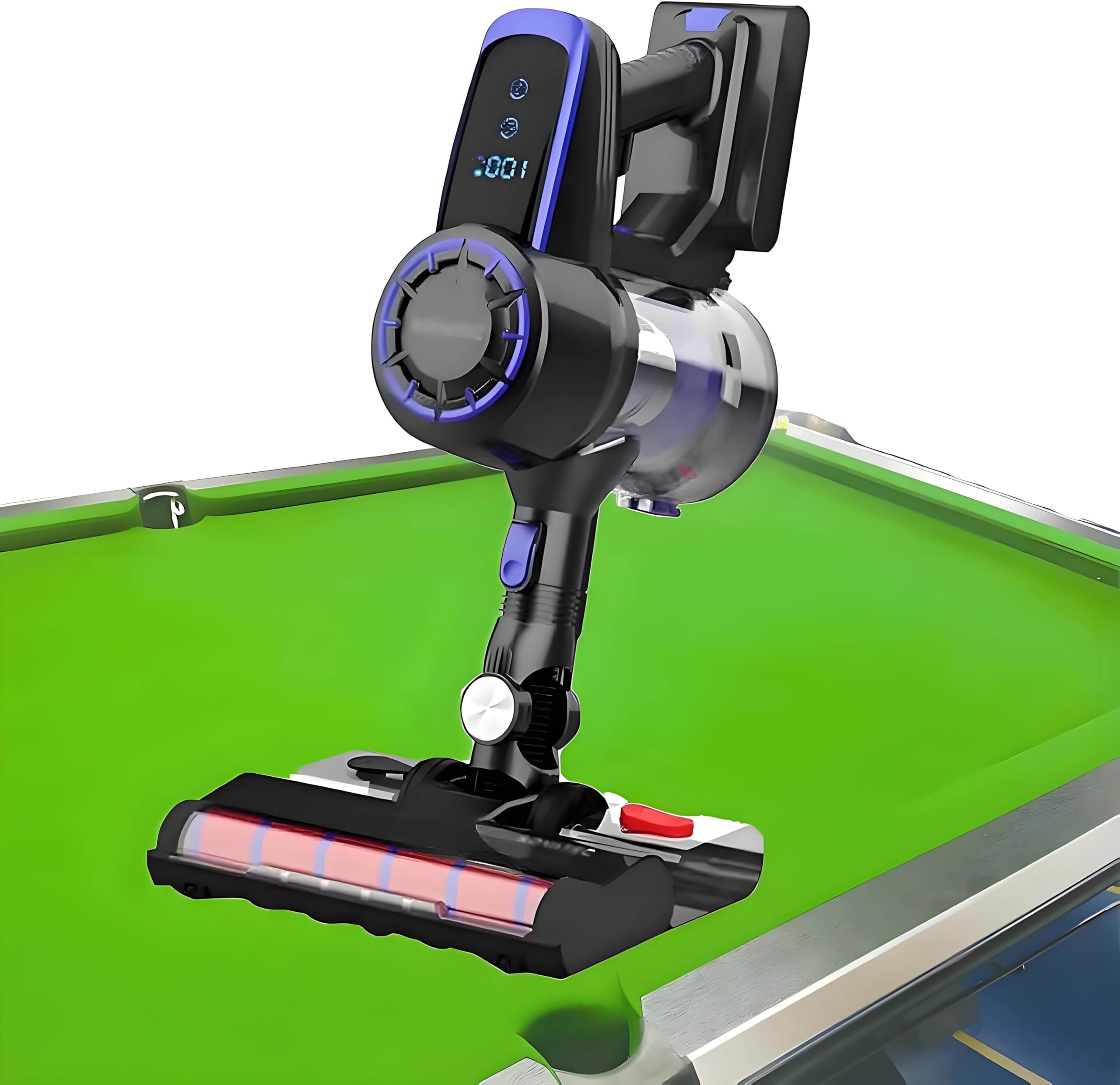 XNZJHPP Cordless Electric Billiard Table Cleaner, 240W Vacuum with Intelligent Dust Removal, 22kPa Suction Power, Perfect for Blue Billiard Cloth Maintenance (Blue)