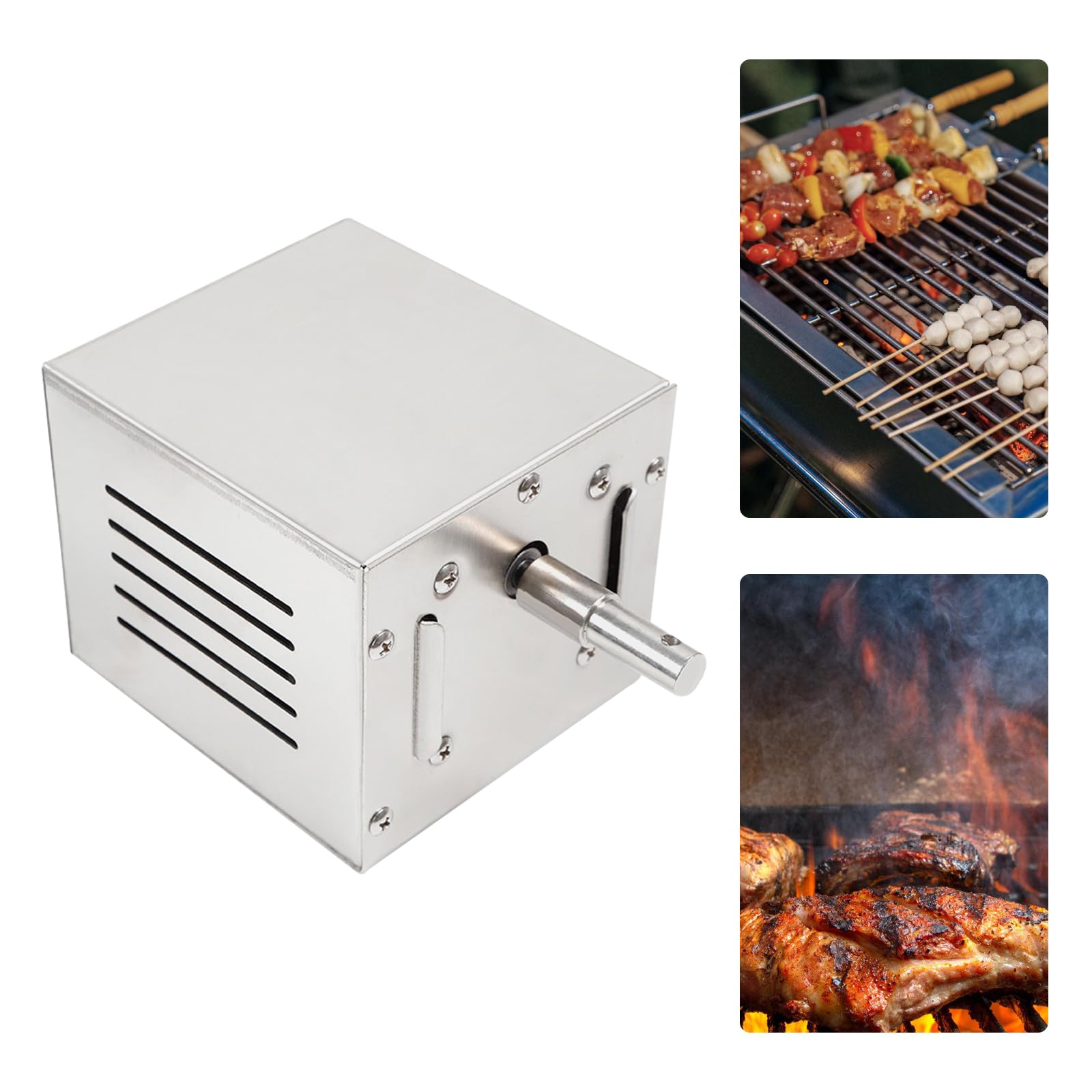 Motor de parrilla de cochinillo, 80 – 100 kg, motor de barbacoa, motor de pincho para barbacoa, motor de asador, motor eléctrico de -15 ~ 45 °C, motor eléctrico, pincho giratorio para comidas