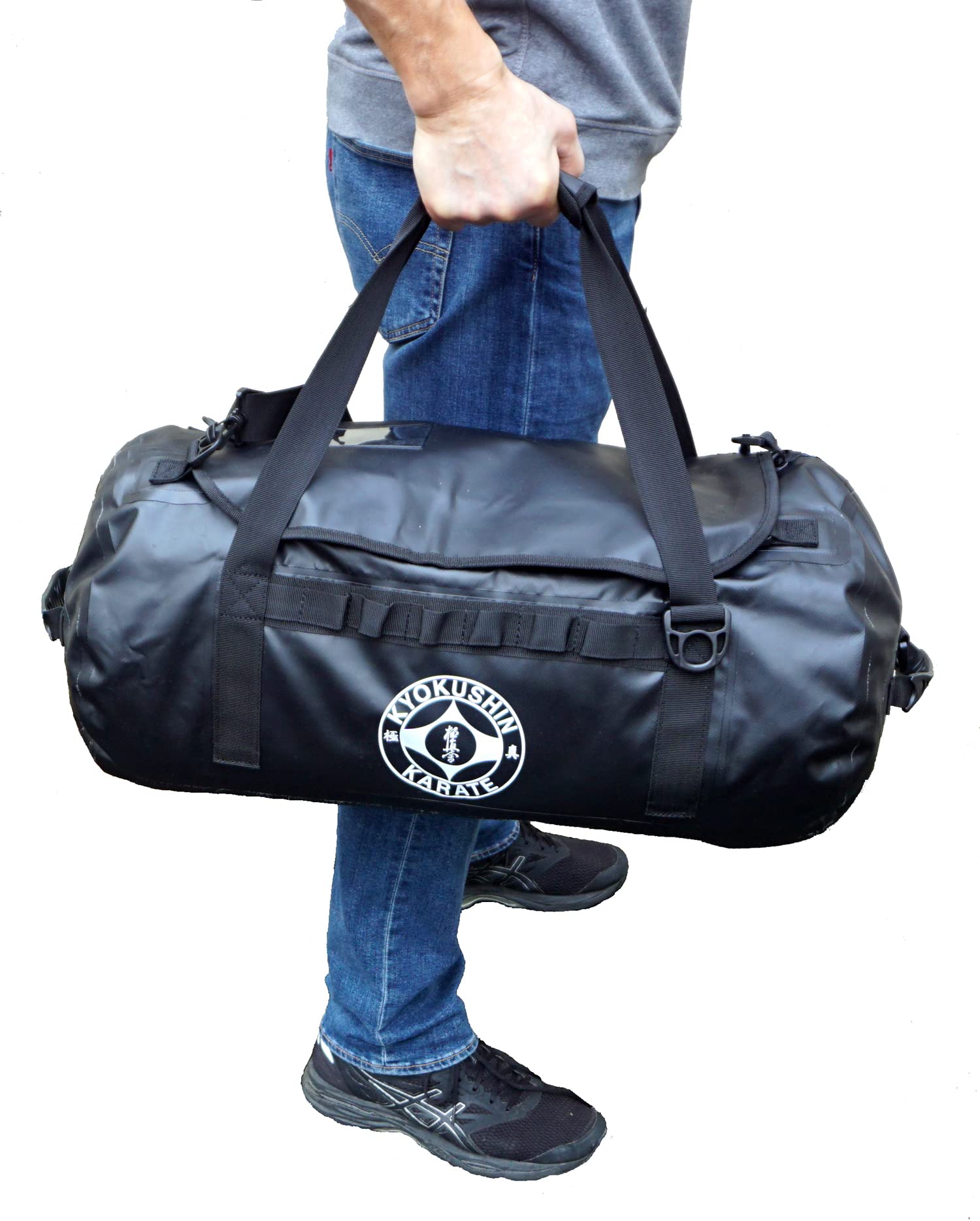 KYOKUSHIN KARATE 帆布ボストンバッグ ブルーグレー 【公式通販】