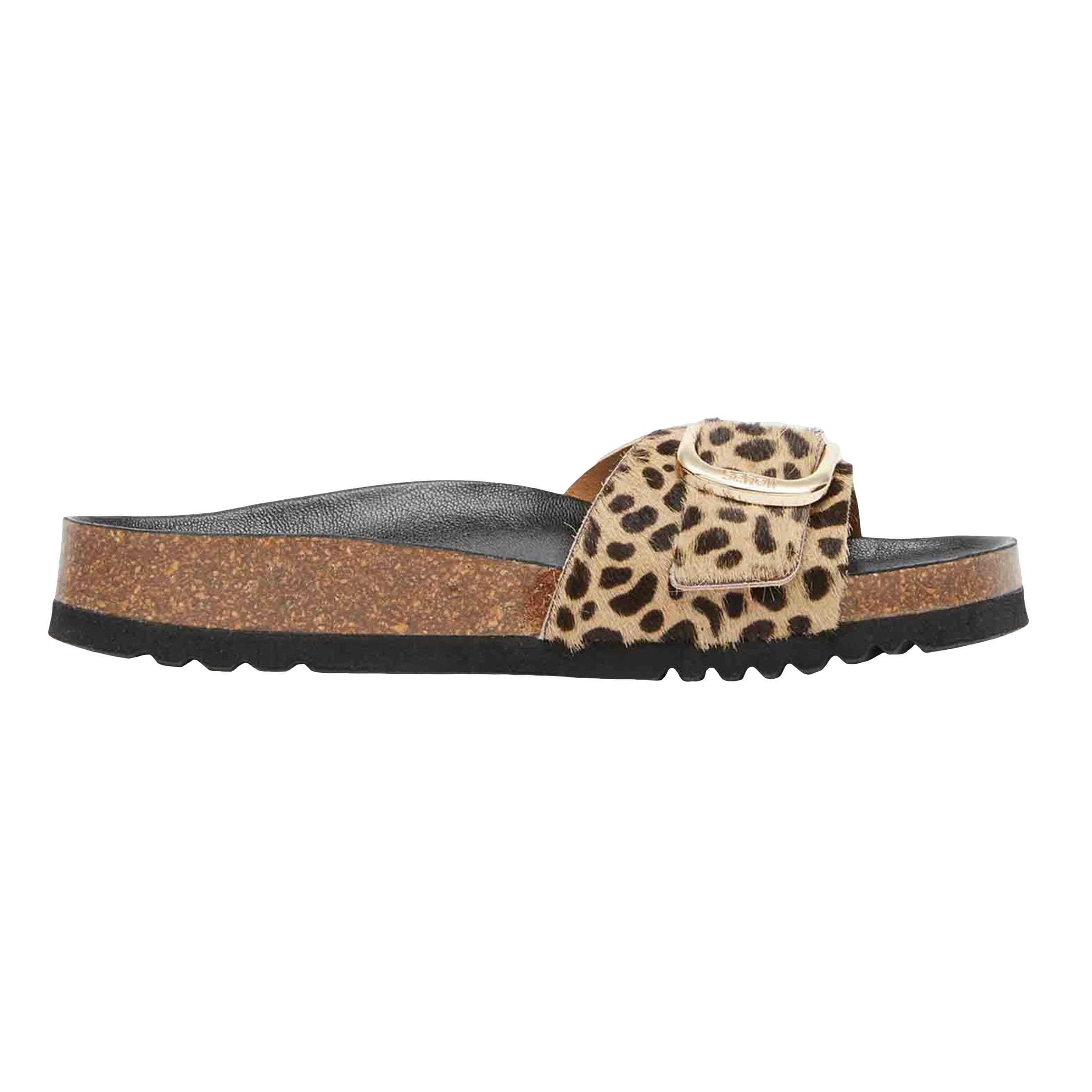 Scholl Women's Kathleen Sandal, Leopard, 6 UK