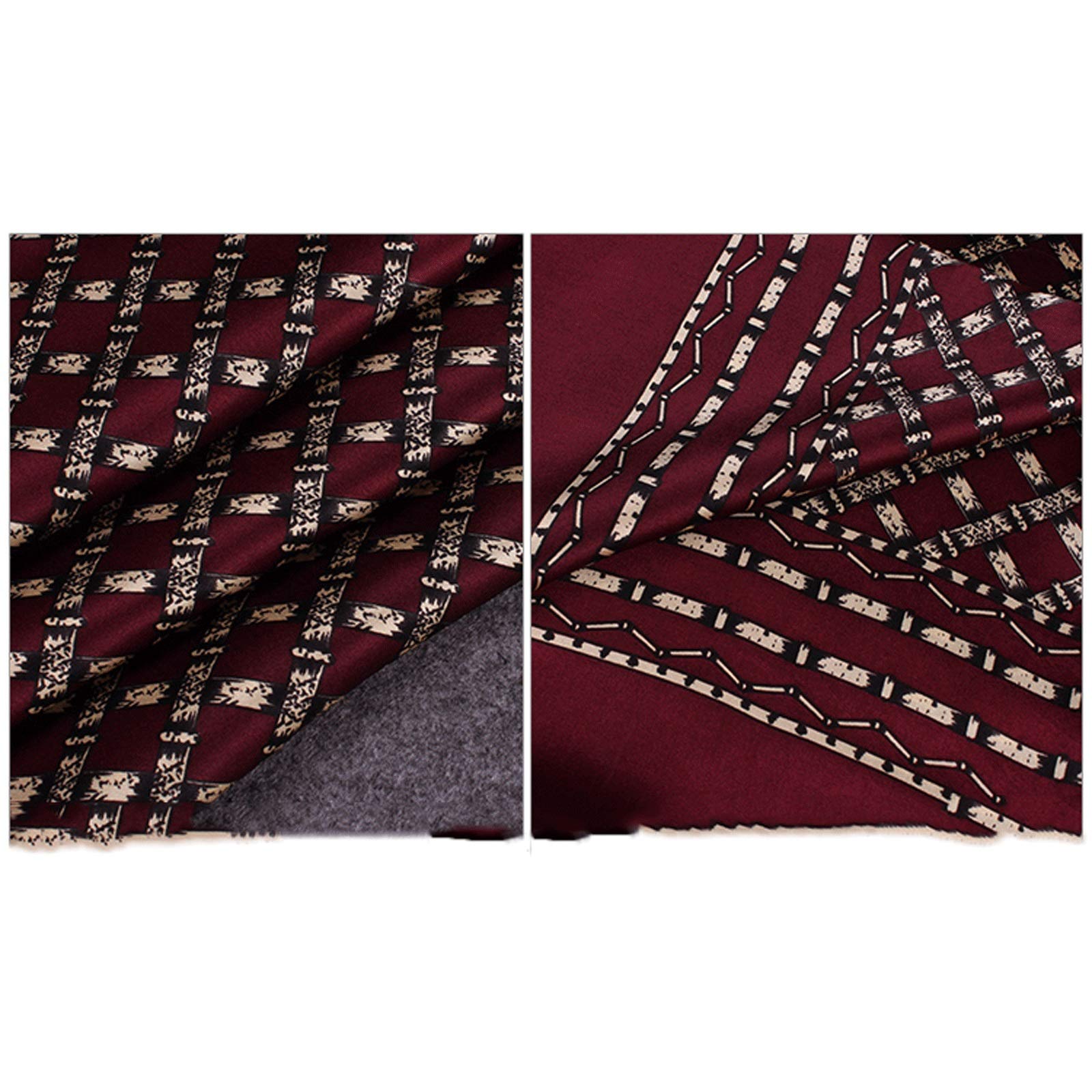 Bufanda Bufanda de hombre de moda, bufandas largas de seda for primavera, otoño e invierno, con estampado exquisito y lujoso Suave Bufanda (Color : A13)