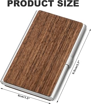 Zirax Business Card Holder, Professional Metal Card Case for Men and Women
