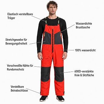 Men's Offshore Sailing Suit 2-Layer Waterproof Breathable