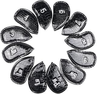 Lamala Golf Club Iron Covers Upgrade Value Synthetic Deluxe For Head Cover Set Headcovers For Fit Main Iron Clubs Golf Club Head Covers For Woods And Driver