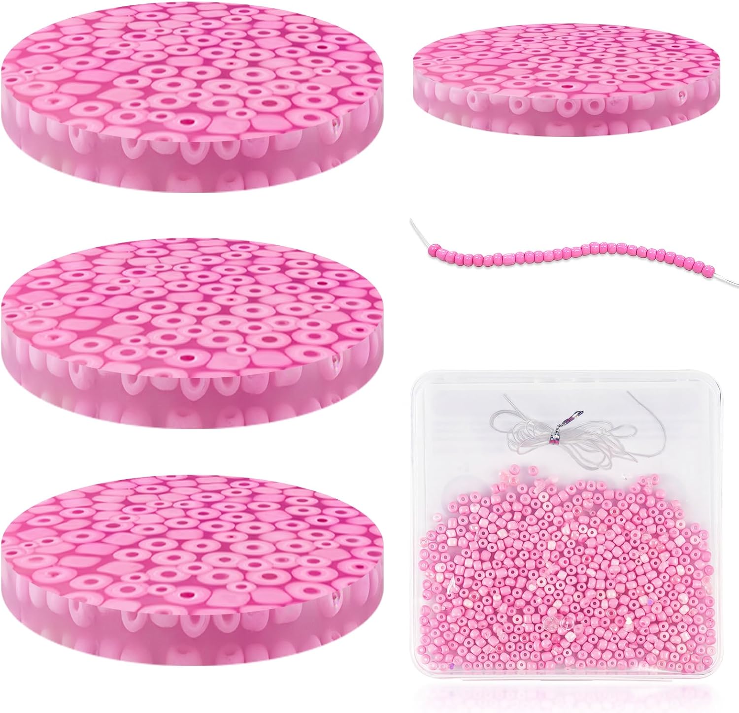 3Pcs Skin Picking Fidget Toys, Picking Fidget Toy, Portable Fidget Toy Adult, Valentines, Christmas, Halloween, Party Favors, Prizes for Adult with Pink, Classroom Must Haves(6CM/2.93IN)