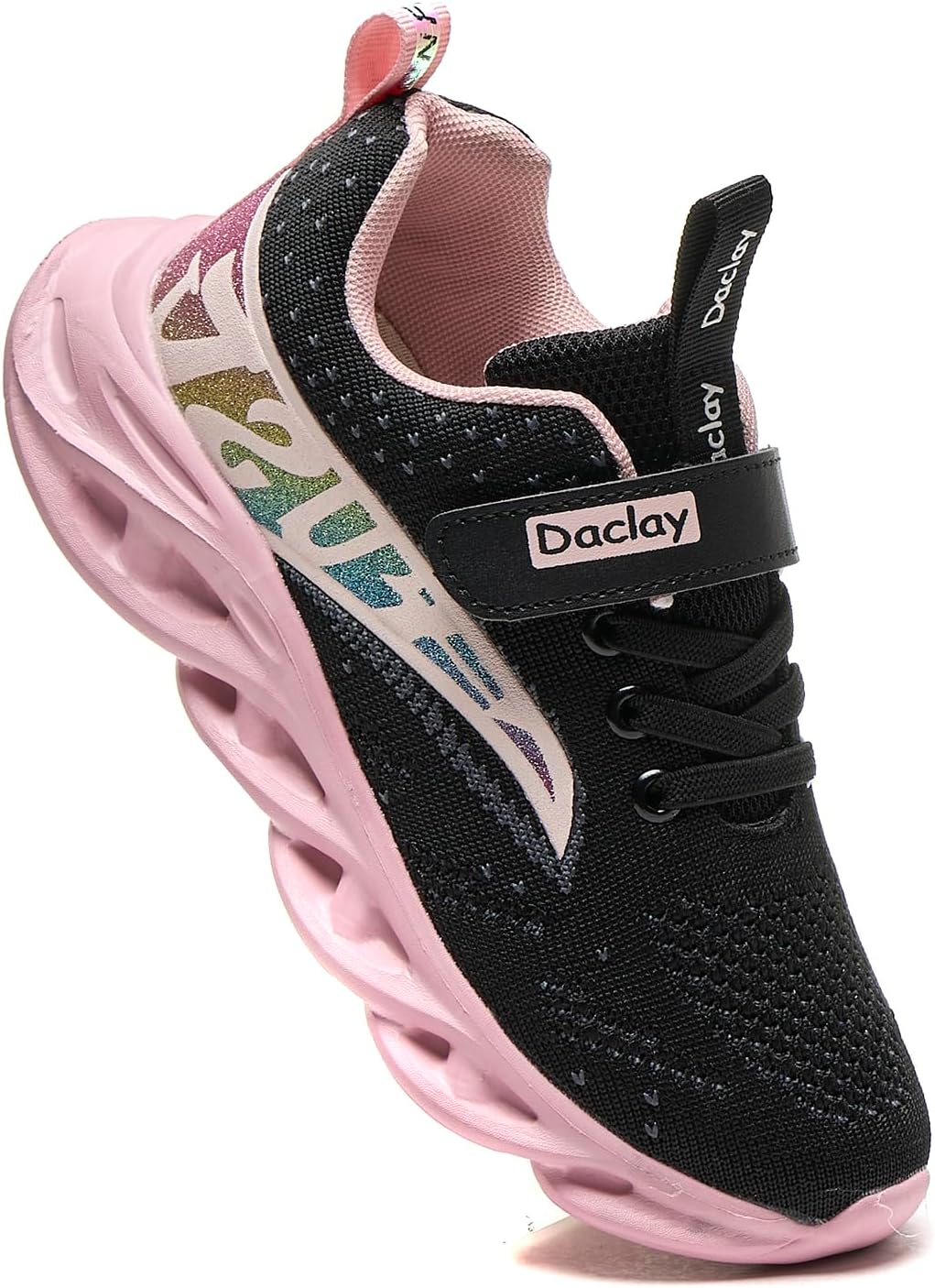 Daclay Kids Sports Shoes Running Shoes for Spring and Autumn Casual Knit Sneakers for Girls Boys School Students Teenager