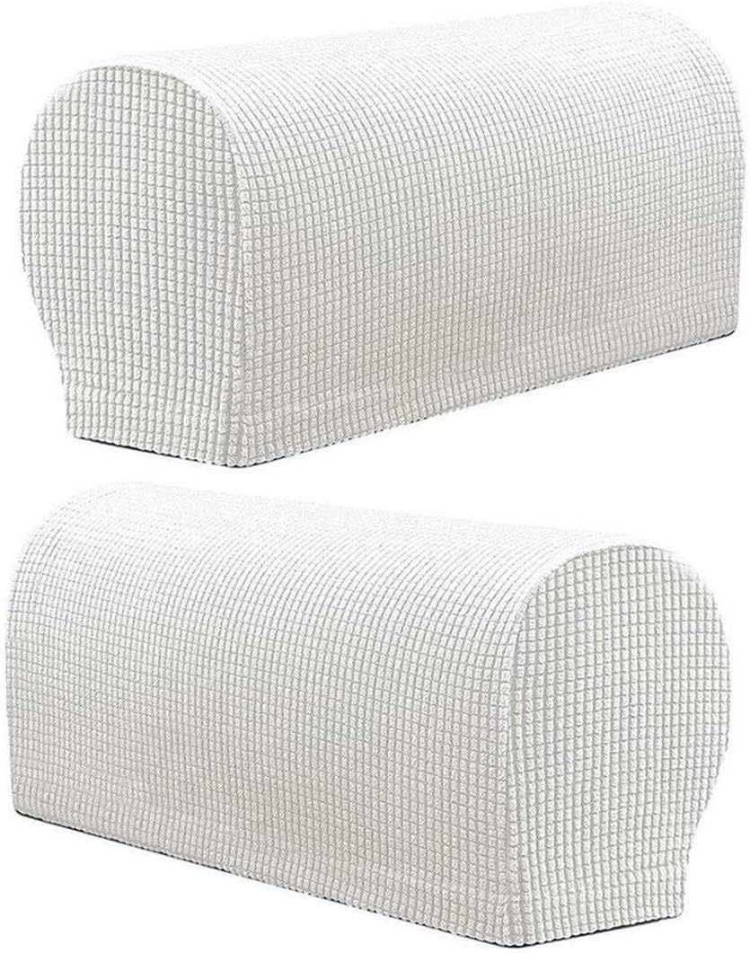 LERTREE 1 Pair Sofa Arm Slipcovers Elastic Sofa Armrest Protectors