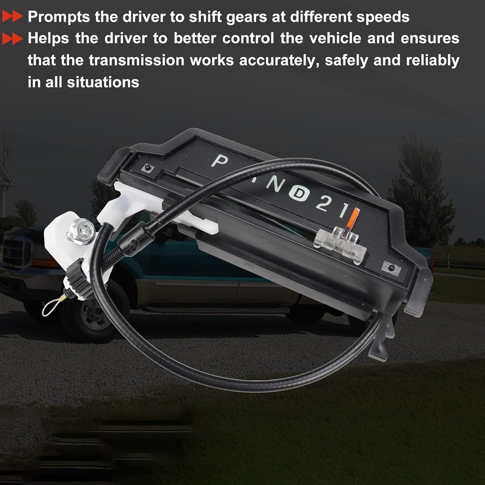 Cavo di trasmissione a risposta rapida Guarnizione impermeabile adatto per veicoli pesanti NL3Z7A110A F81Z7A110CA Trasmissione automatica Cavo di spostamento per camion