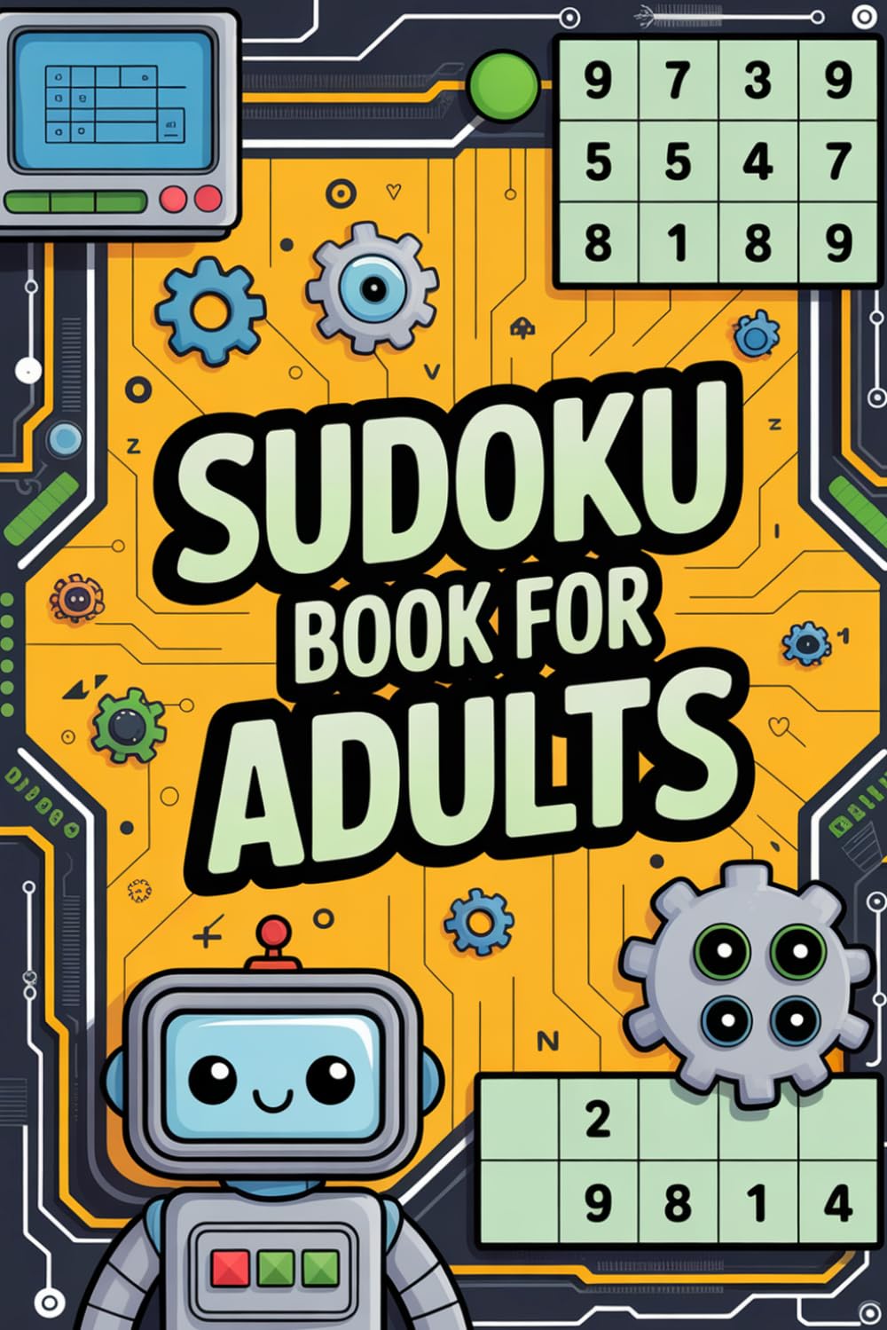 Sudoku Book for Adults: Smart Math Puzzle Workbook for Grown-Ups