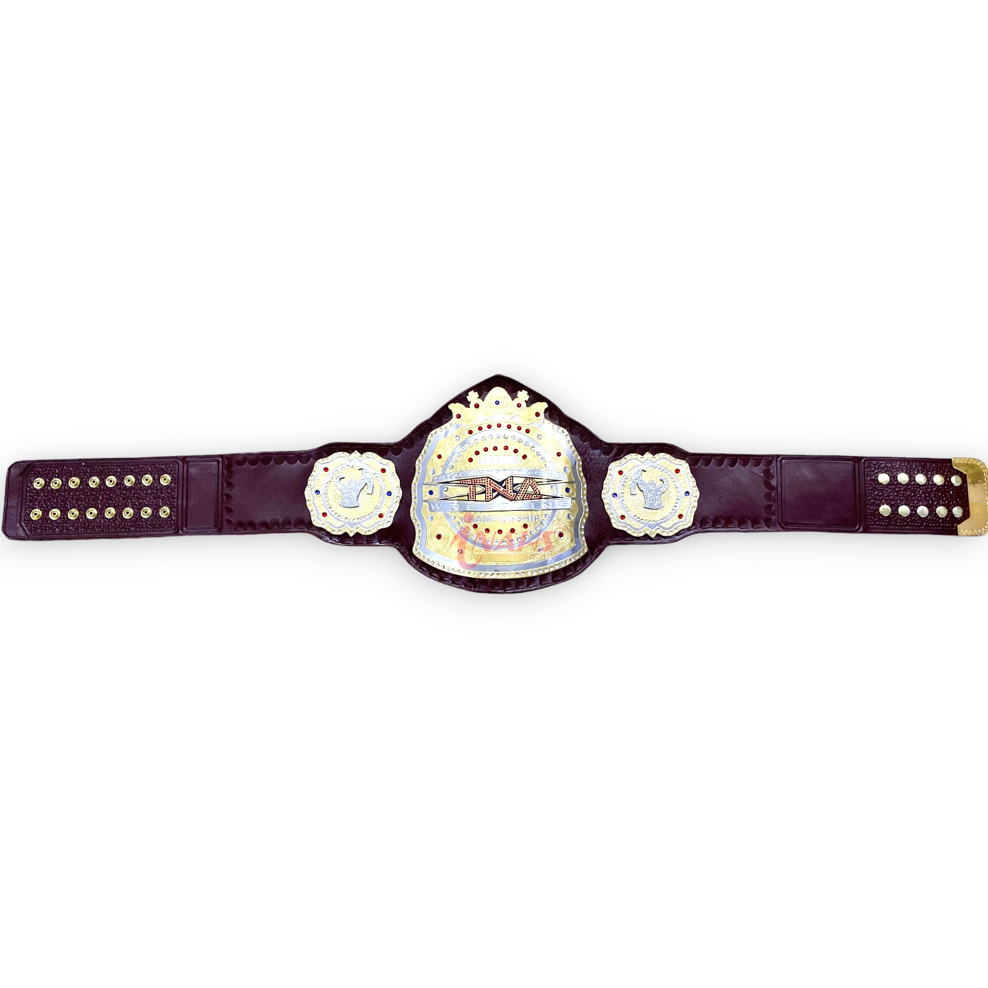 INAHS TNA LEGENDS Wrestling Championship Replica Belt Original Leather Strap Adult Size Title Belt