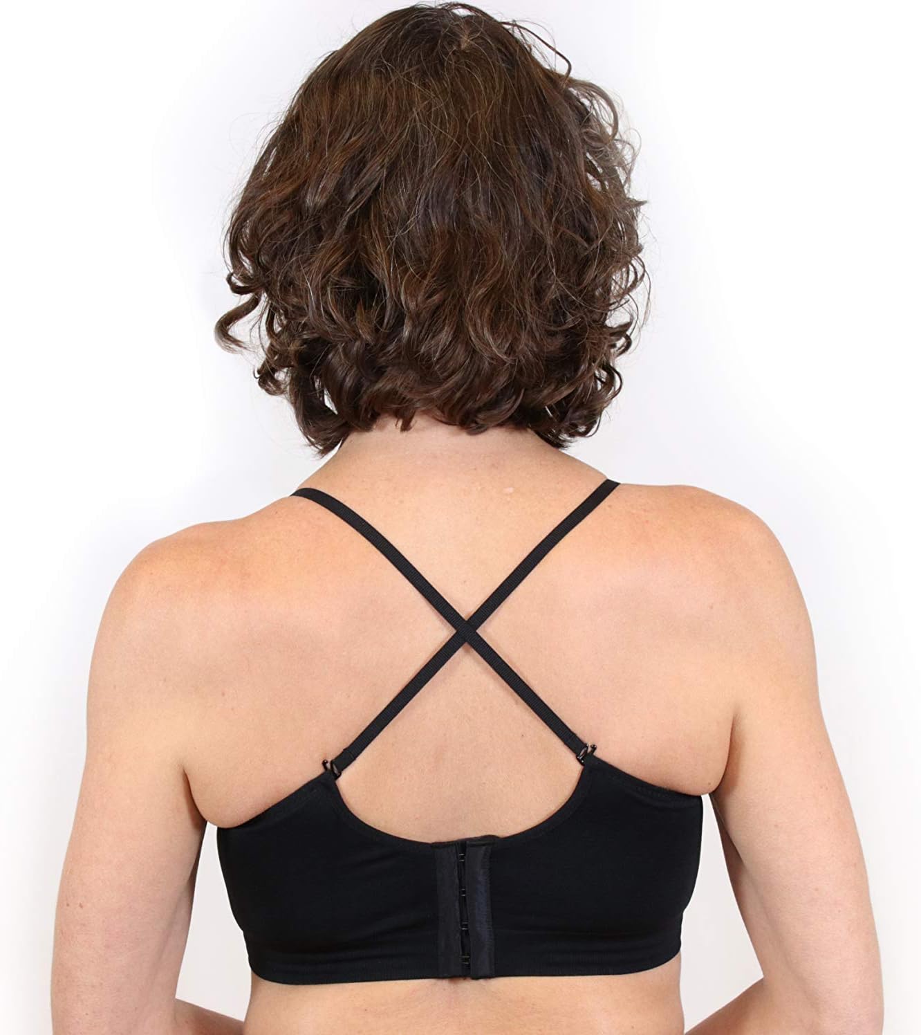 Comfy Mastectomy Bra. Enhances Your Natural Shape with a Seamless fit Black