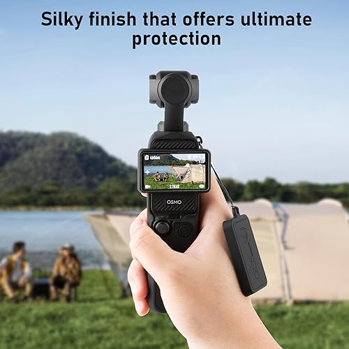 Miniatura 7 de Funda de silicona para osmo Pocket 3 Funda protectora para DJI Pocket 3 Protector de lente resistente a los arañazos Funda compatible con DJI OSMO