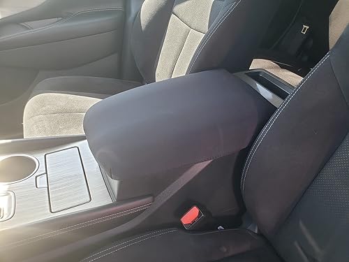 Miniatura 5 de Fabricado en Estados Unidos diseñado para Nissan Murano 2015-2024 Protector de cubierta de consola central de forro polar para reposabrazos