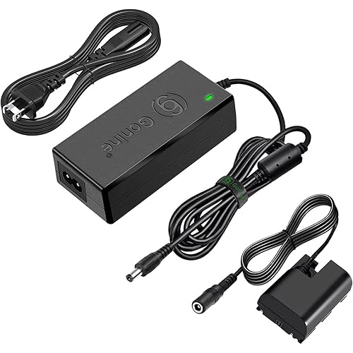Gonine for Canon R6 Mark II Dummy Battery LP-E6 LP-E6NH ACK-E6 AC Power Adapter for Canon EOS R R5 R6 R7, 90D 80D 70D 60D, 7D 6D, 6D Mark II, 7D Mark II, 5D Mark II III IV, 5DS 5DSR Cameras.