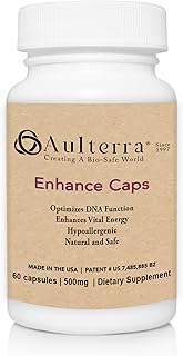 Aulterra Enhance Supplement to Neutralize EMF's and Enhance Vital Energy, Proprietary Blend of Paramagnetic Minerals Neutralizes Harmful EMF(60 Capsules)