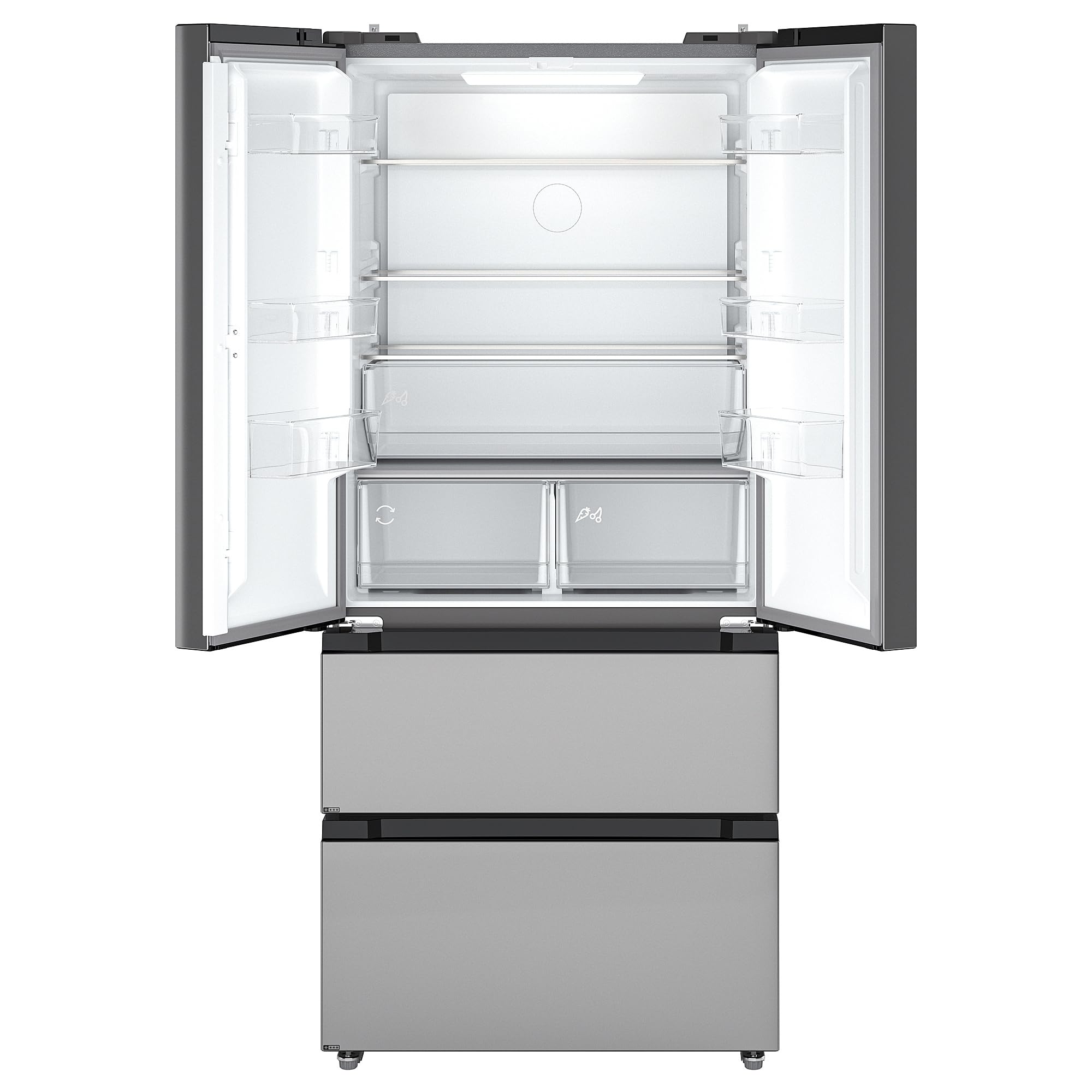 Protuning RibbenÅS French Door Fridge/Freezer, 700 Freestanding/Stainless Steel, 347/169 L on Fridge.com - View 2