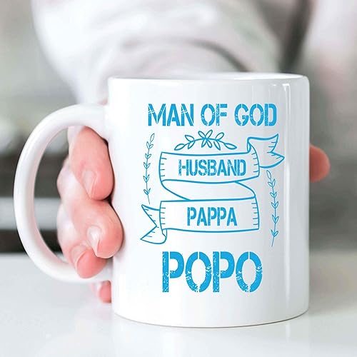 Miniatura 6 de Unique Believer's Gift for Popo, Ideal Father's Day Gift for Man Of God - Prayers Quote on 11 Oz White Ceramic Coffee Mug