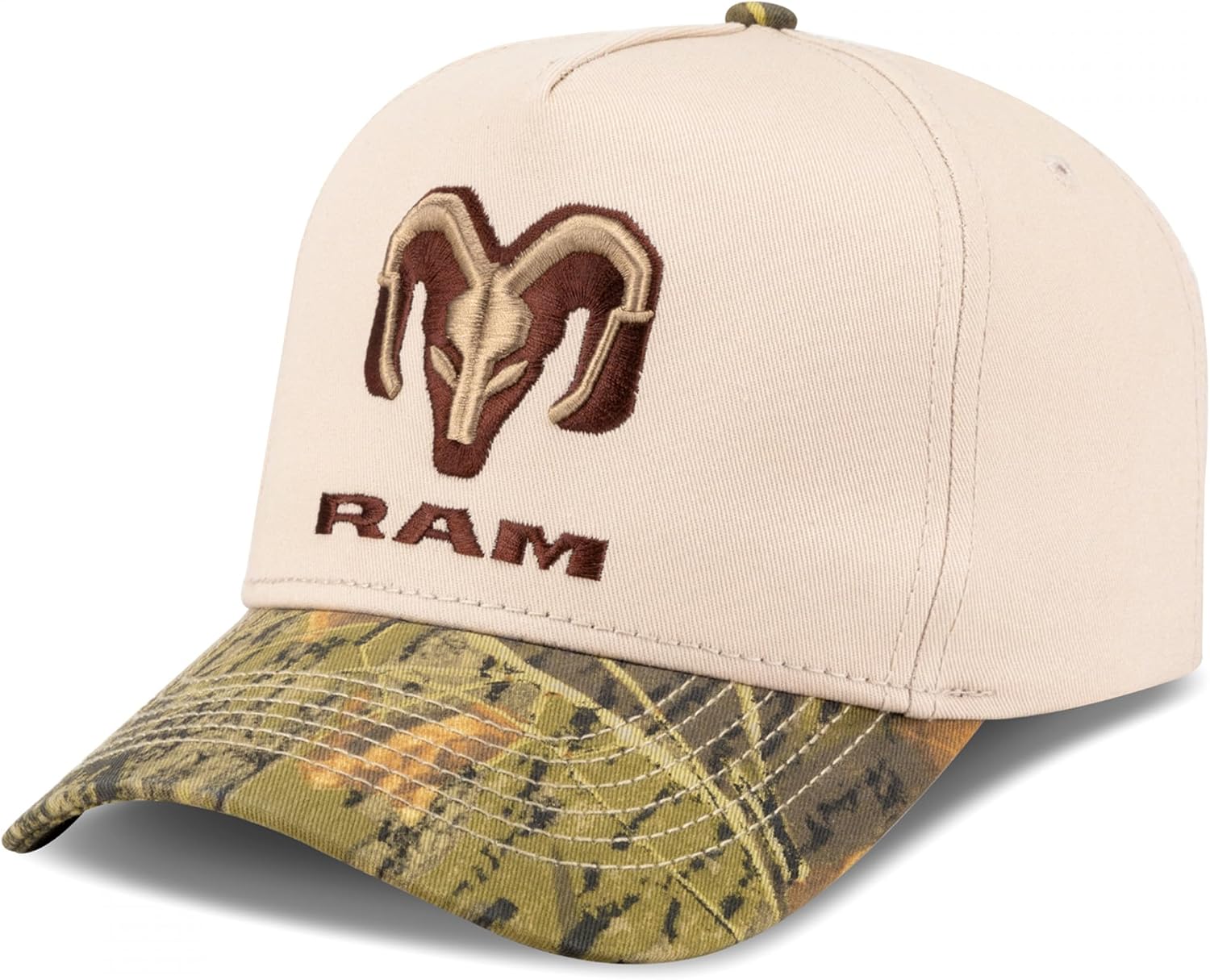 Ram Logo Camo Snapback Hat