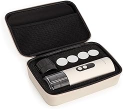 CREATE / THERA MOVE/Portable Espresso Maker with Carrying Case for Pods and Off-White Ground Coffee/Cold Brew and Hot Brewing, 15 Bar, 80ml Capacity, 150W