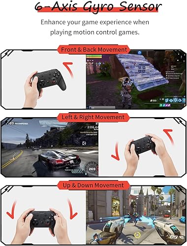 Miniatura 5 de TXLBTTL Controlador de interruptor controlador inalámbrico Pro para interruptor mando a distancia con joystick para juegos accesorios de consola