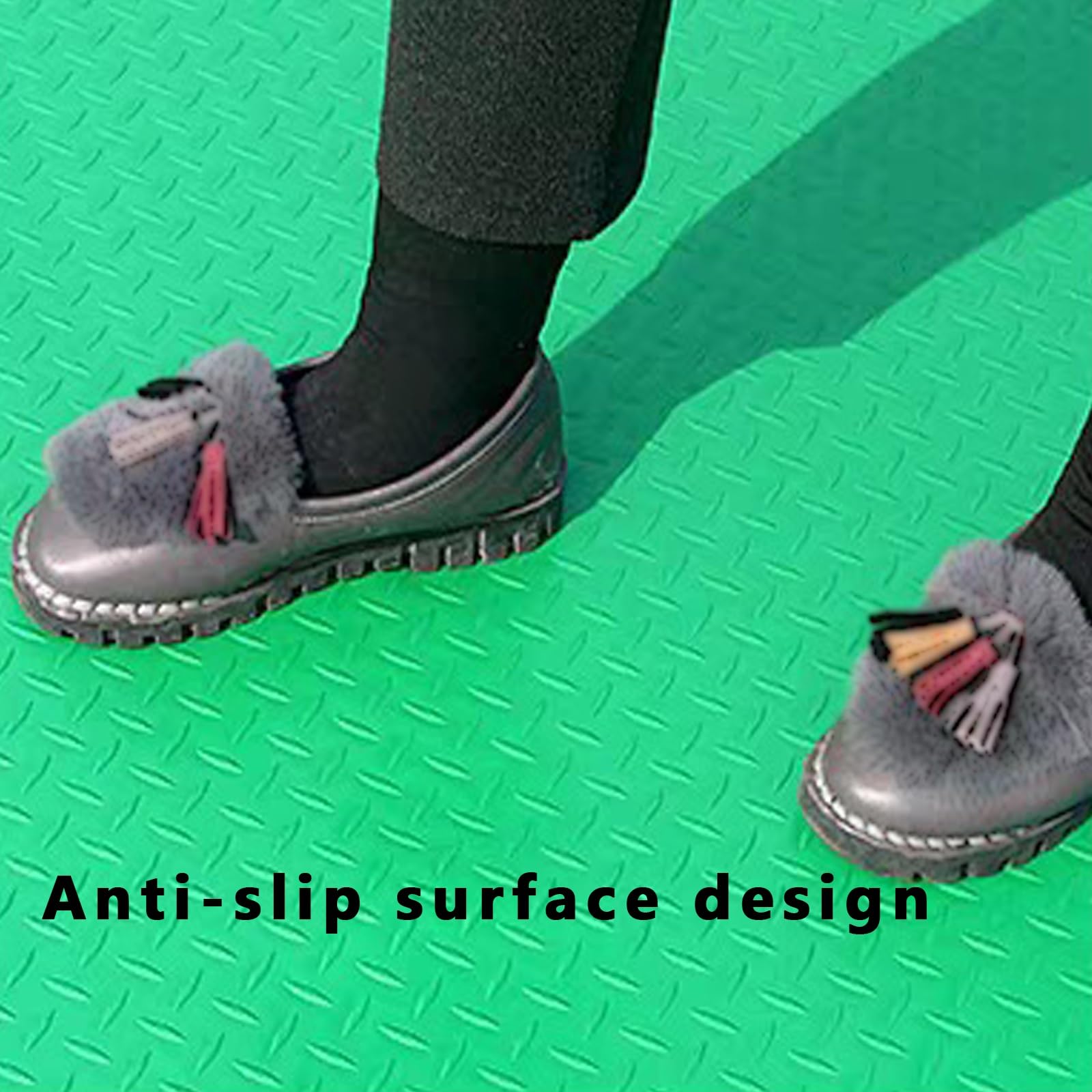 3.2x3.2ft/3.2x6.5ft/3.2x9.8ft, Protector Antideslizante para Suelo