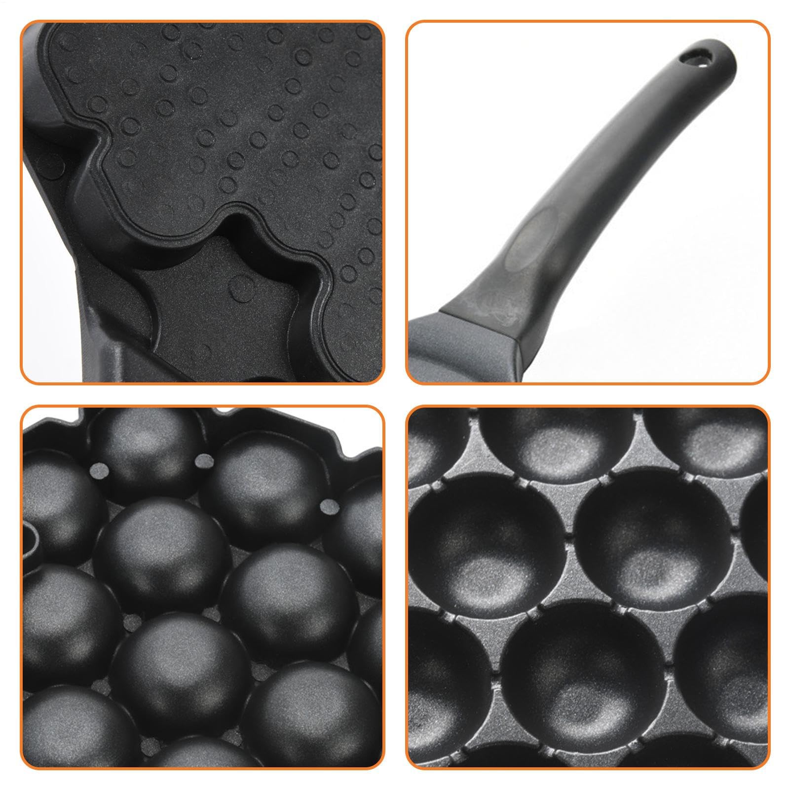 Máquina Para Takoyaki | Plancha Para Takoyaki - Utensilio de Cocina Multi-cavidad para Hacer Especialidades Japonesas, para Entusiastas de la Cocina Asiática, Principiantes, Amas de