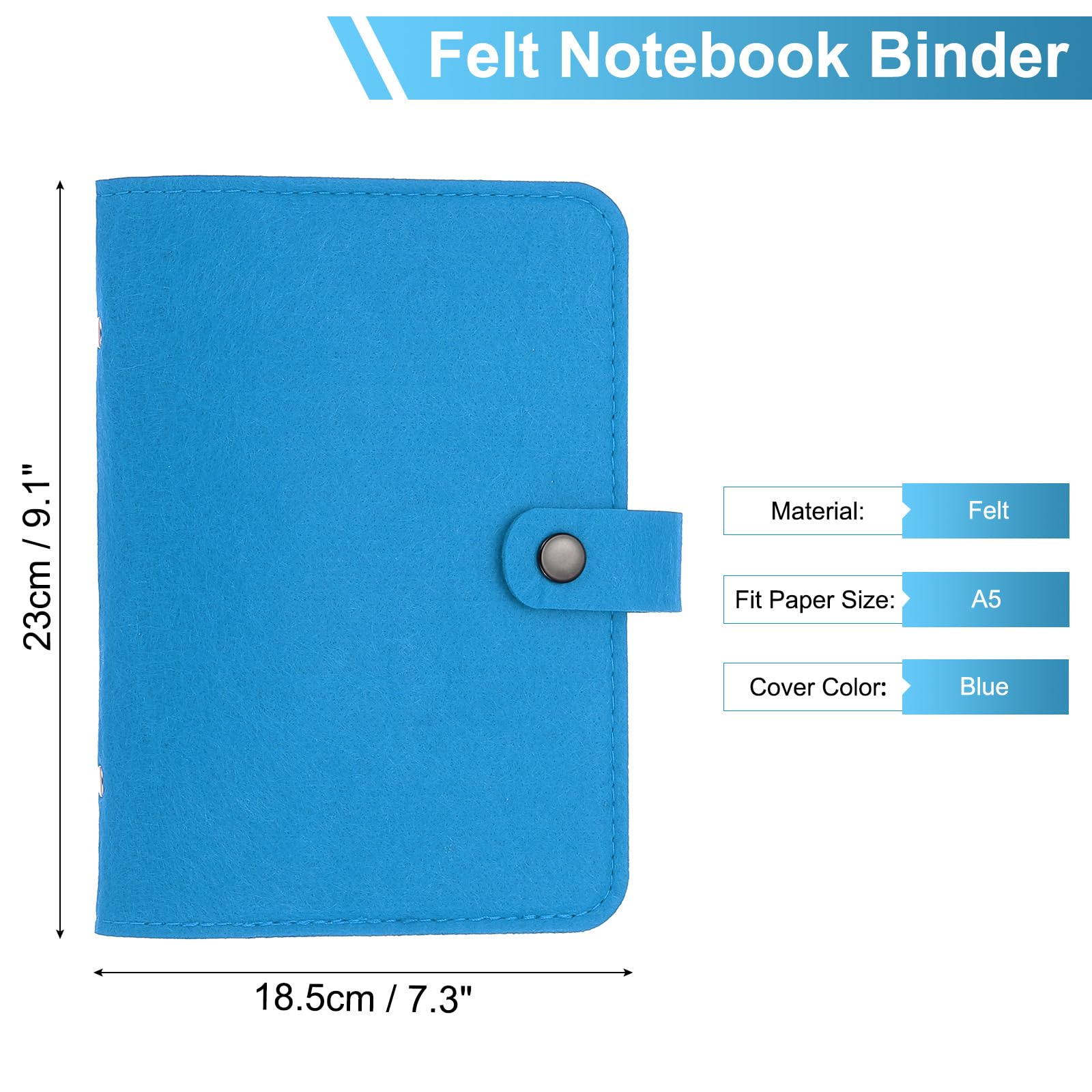 PATIKIL A5 Felt Binder - Image 2