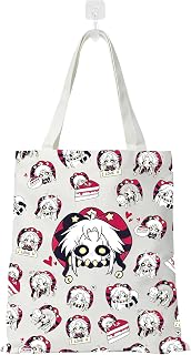 Circus Themed Shoulder Bag Scary Clown Shopping Bag Horror Game Fan Merch Pierrot Lovers Gifts Puzzle Game Lover Gifts
