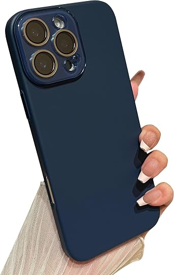Caseative for iPhone 16 Pro Case, Dark Blue