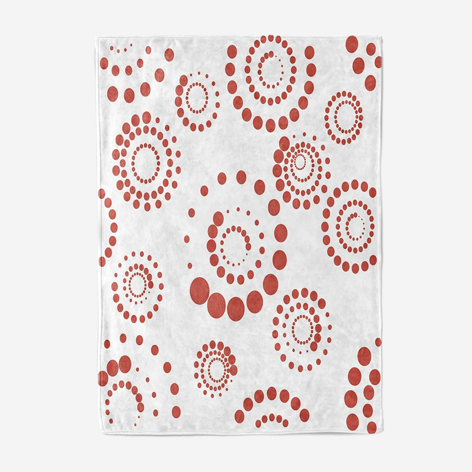 Aeici Couverture Polaire, Couverture Enfant Polaire Couverture 180x200 cm Motif À Pois Couverture de Canapé Cadeau pour Adultes et Enfants