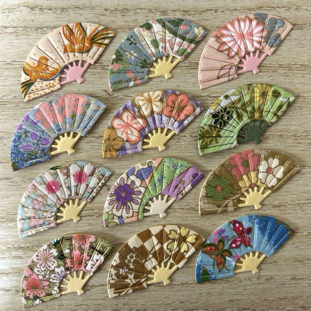 Amazon.co.jp: 909 クラフトパンチ ダイカット 扇子 友禅和紙