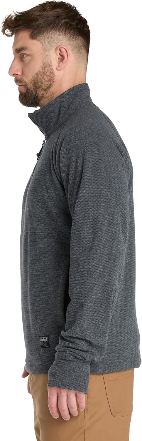 Timberland PRO mens Irvine 1/4-zip Waffle Fleece - Image 3