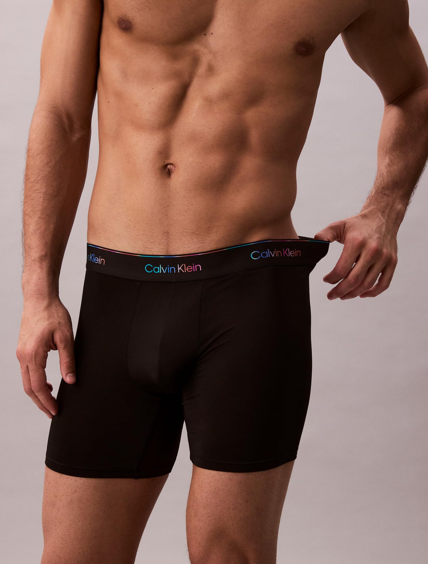 Calvin Klein Men's Pride Micro Underwear Black