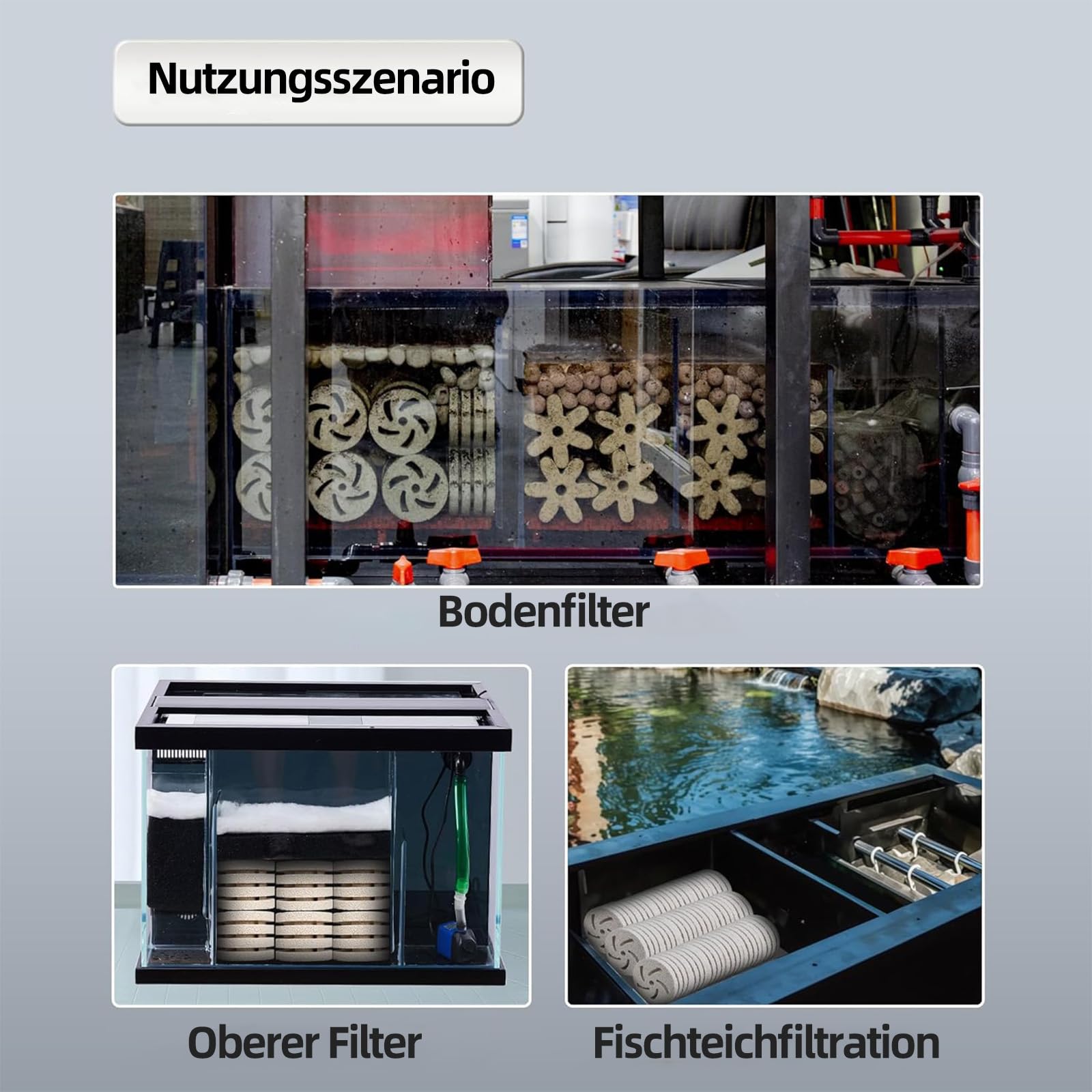 boxtech Filtro biologico per acquario