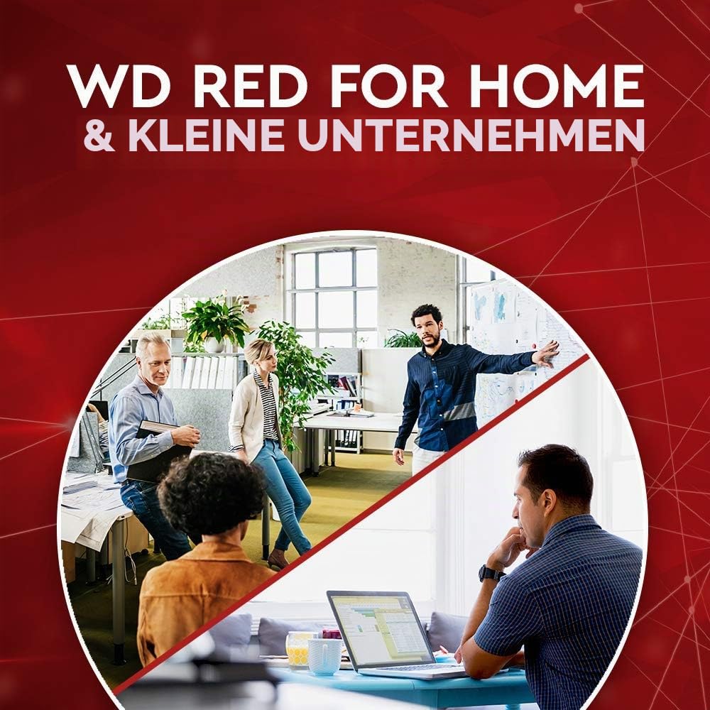 WD Red 2TB NAS Interne Festplatte - 5400 U/min Klasse, SATA 6 GB/S, 256 MB Cache, 3,5 Zoll - WD20EFAX - FFP-Option