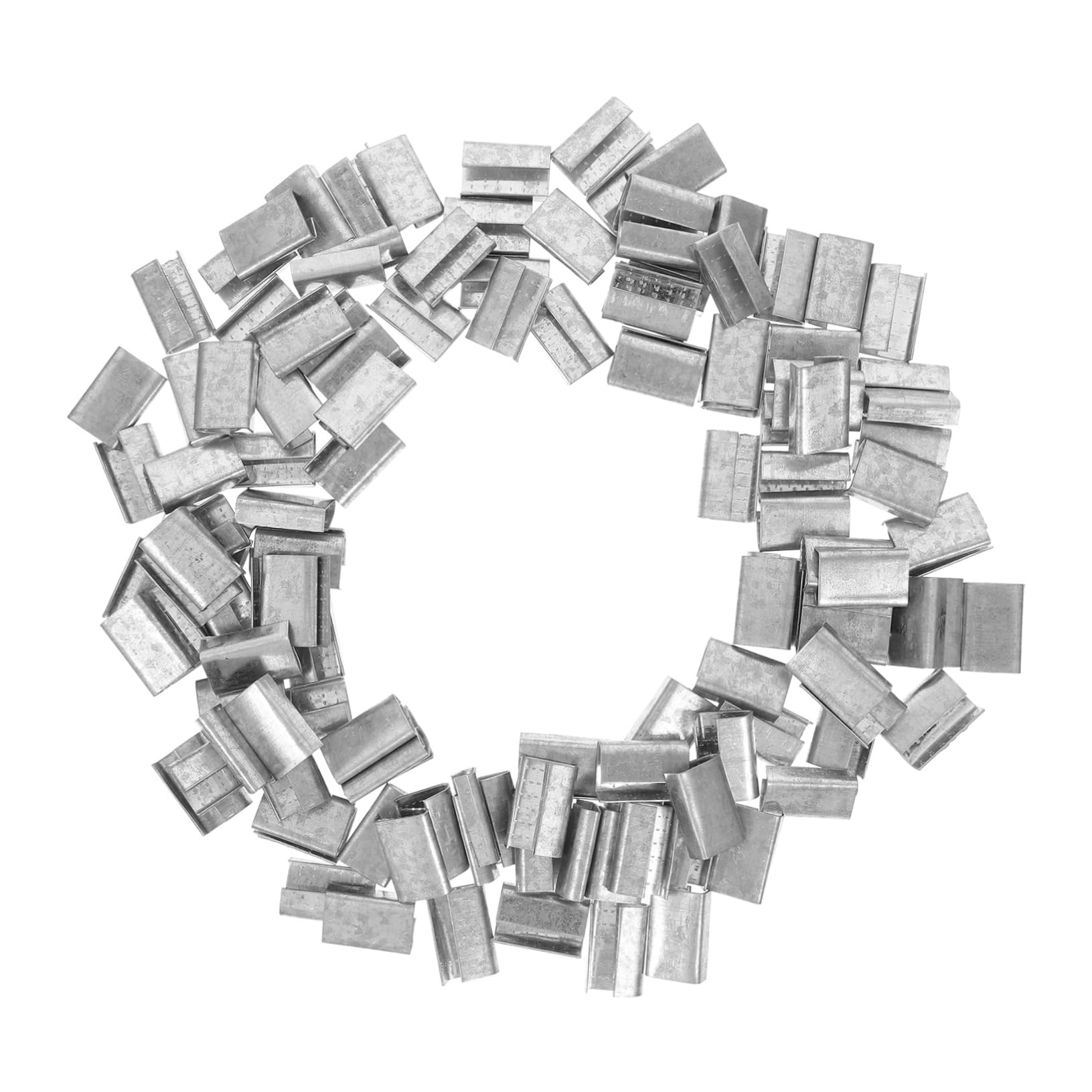 LIFKOME Manual Buckle for Packaging Banding Strapping Steel Banding Strap Packaging Banding Clip Easy to Install Seals