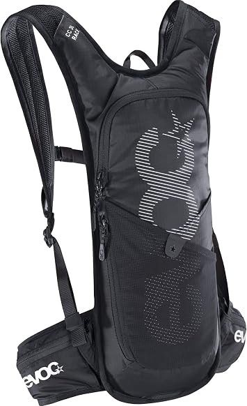 The Evoc CC 3L bag is designed for durable, lightweight and minimalist racing. Cape Epic Tested, Black, One Size
